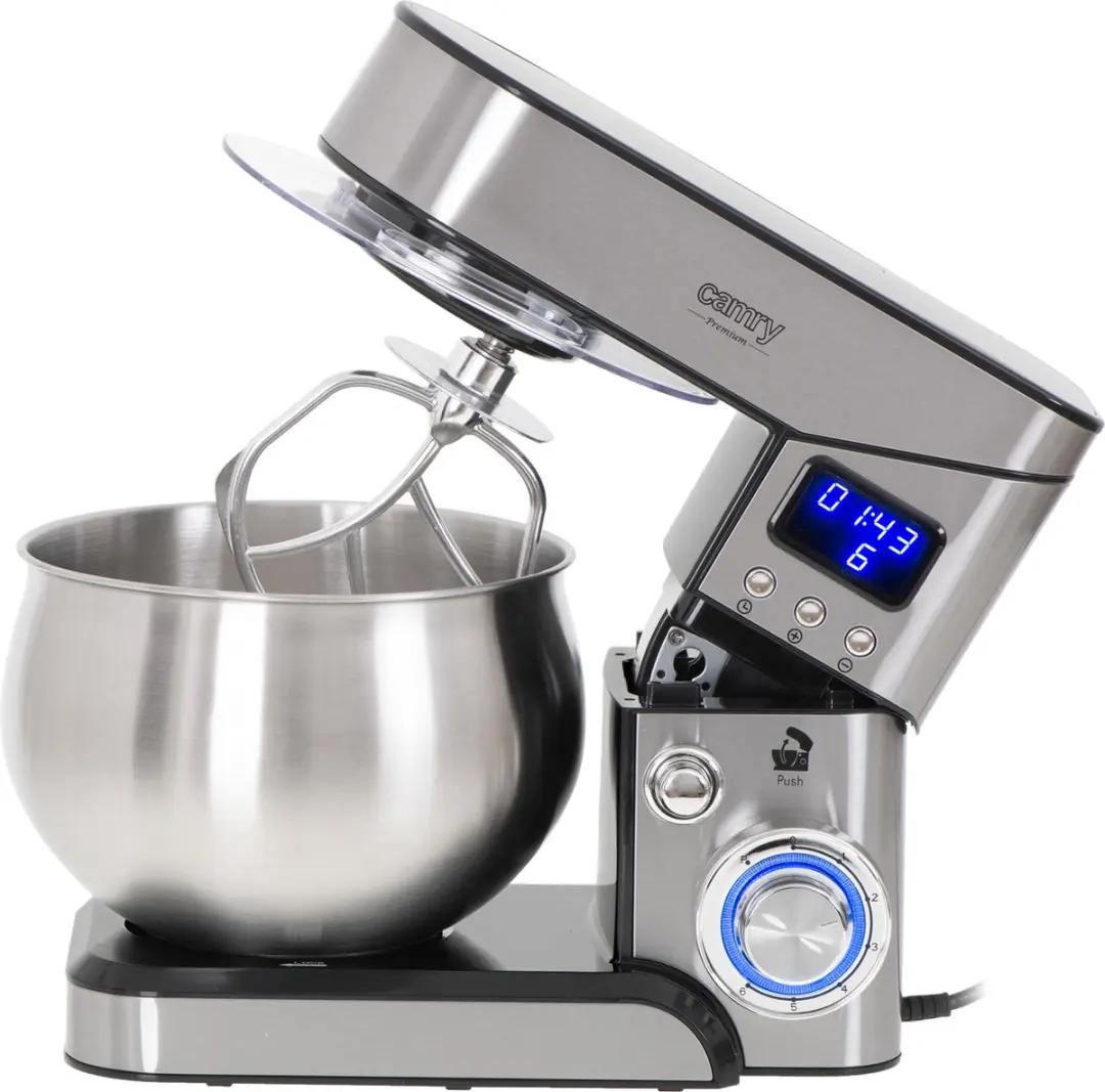 Camry CR 4223 Foodprocessor 2000W - Zilver - afbeelding 2 van 6