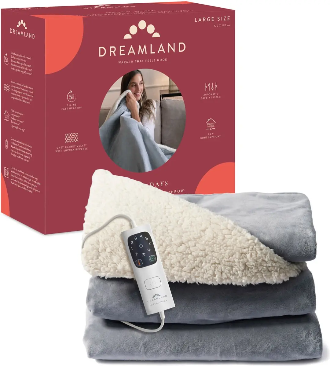Dreamland 16993 Sherpa Plaid