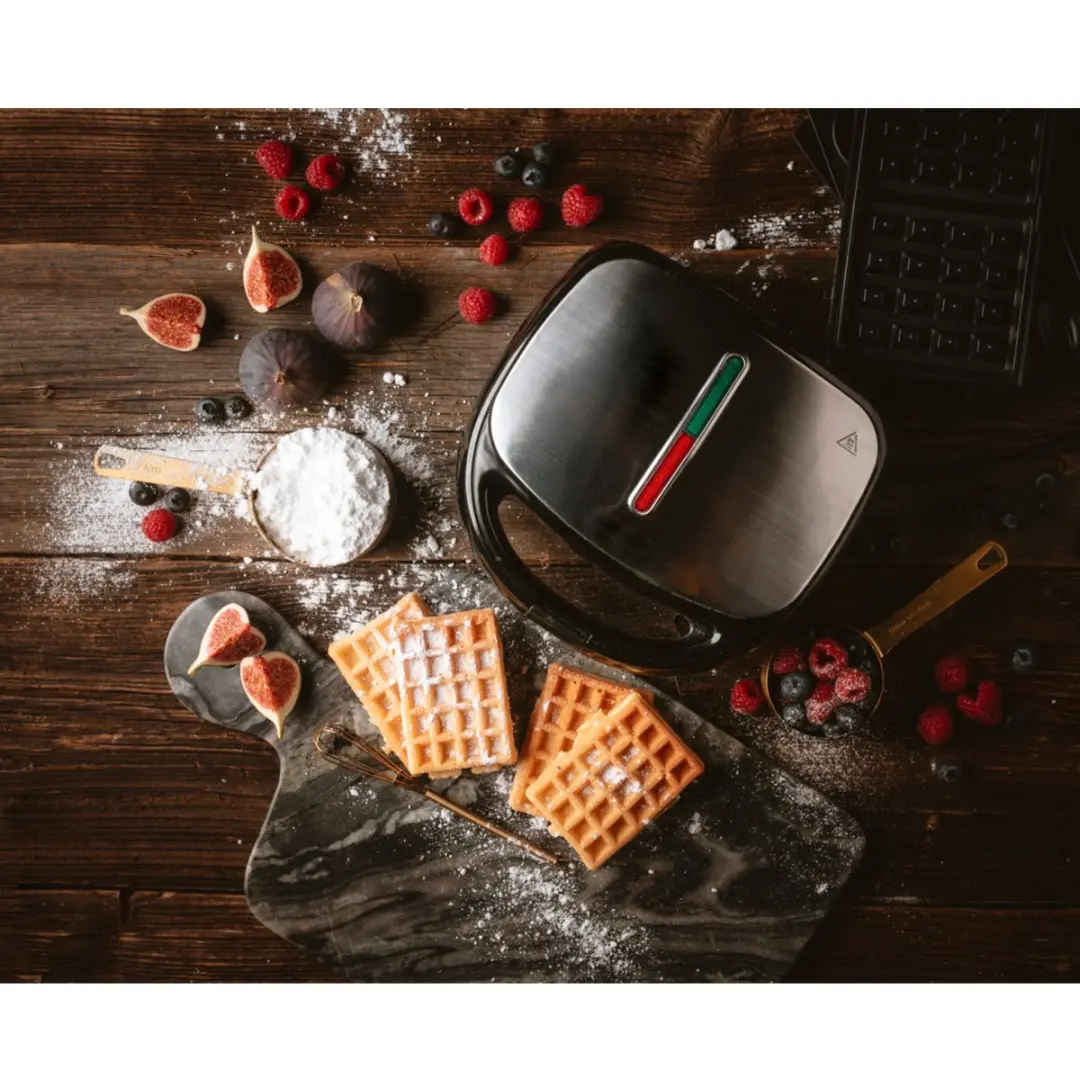 Camry Multifunctionele Sandwichmaker 1200W - 2 Platen - Zwart - afbeelding 5 van 6
