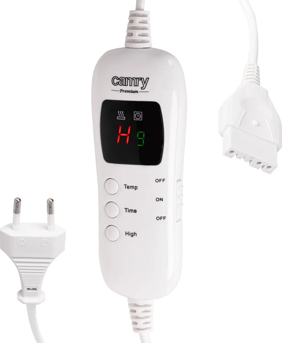 Camry 7434 Elektrische Verwarmingsdeken - 120W - 7 standen - Grijs - afbeelding 2 van 3