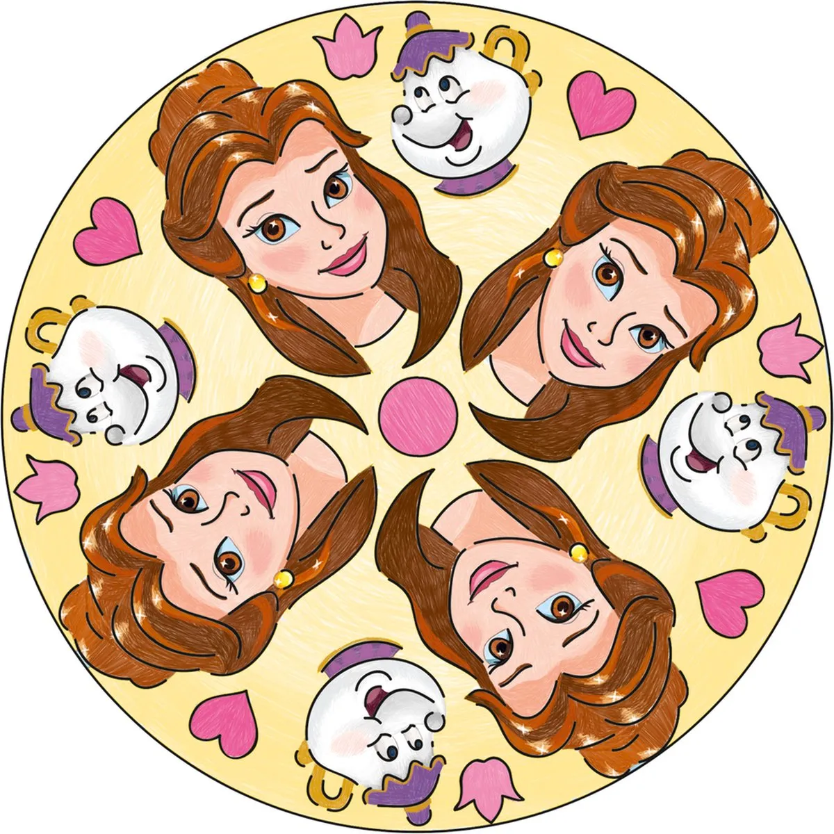 Ravensburger Midi Mandala Disney Princess - Multicolor