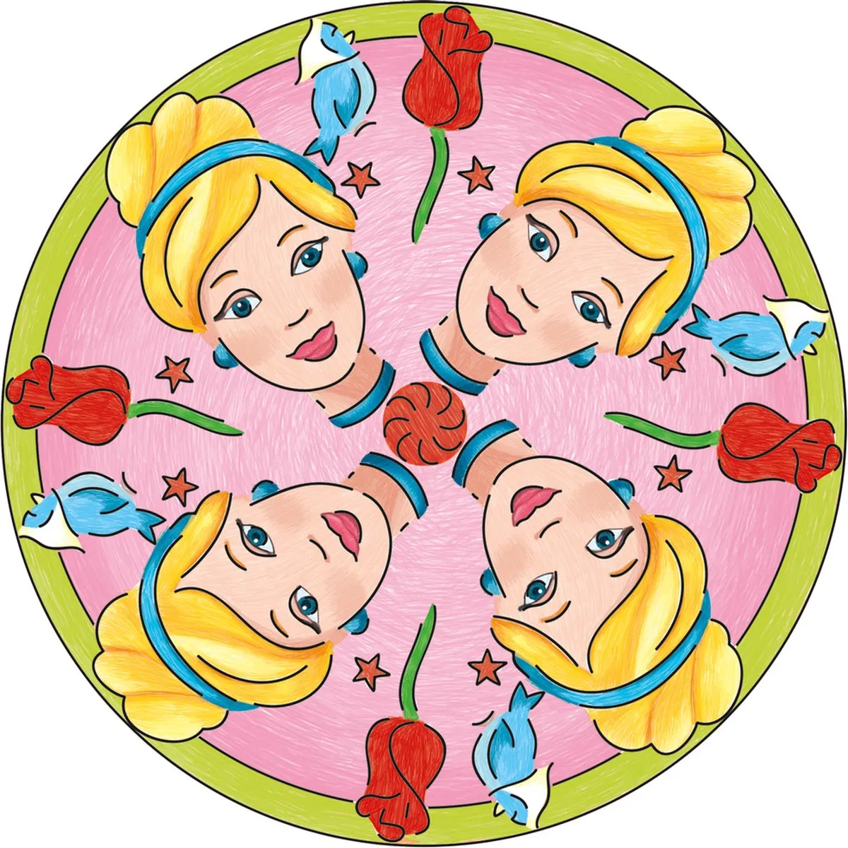 Ravensburger Midi Mandala Disney Princess - Multicolor