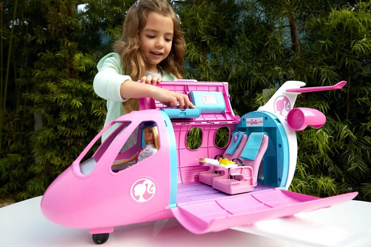 Barbie Droomvliegtuig Speelset GJB33 - Meerkleurig - afbeelding 6 van 6