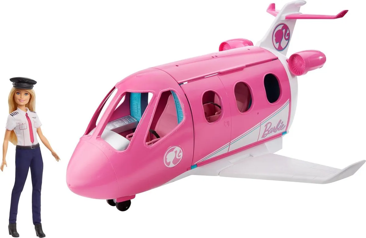 Barbie Droomvliegtuig Speelset GJB33