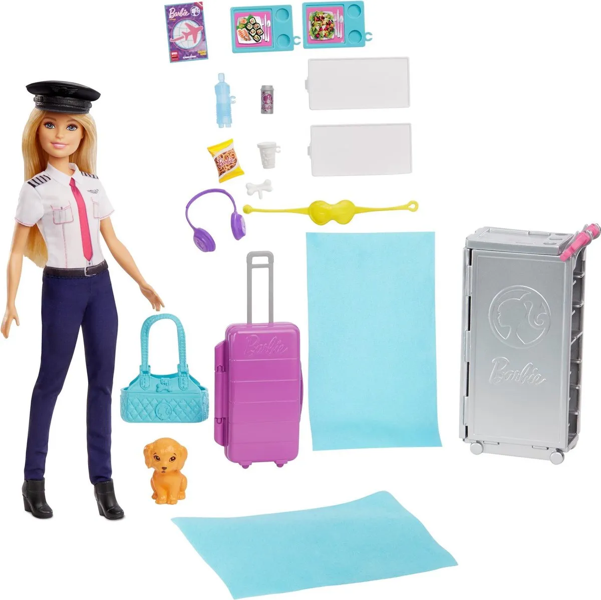 Barbie Droomvliegtuig Speelset GJB33 - Meerkleurig