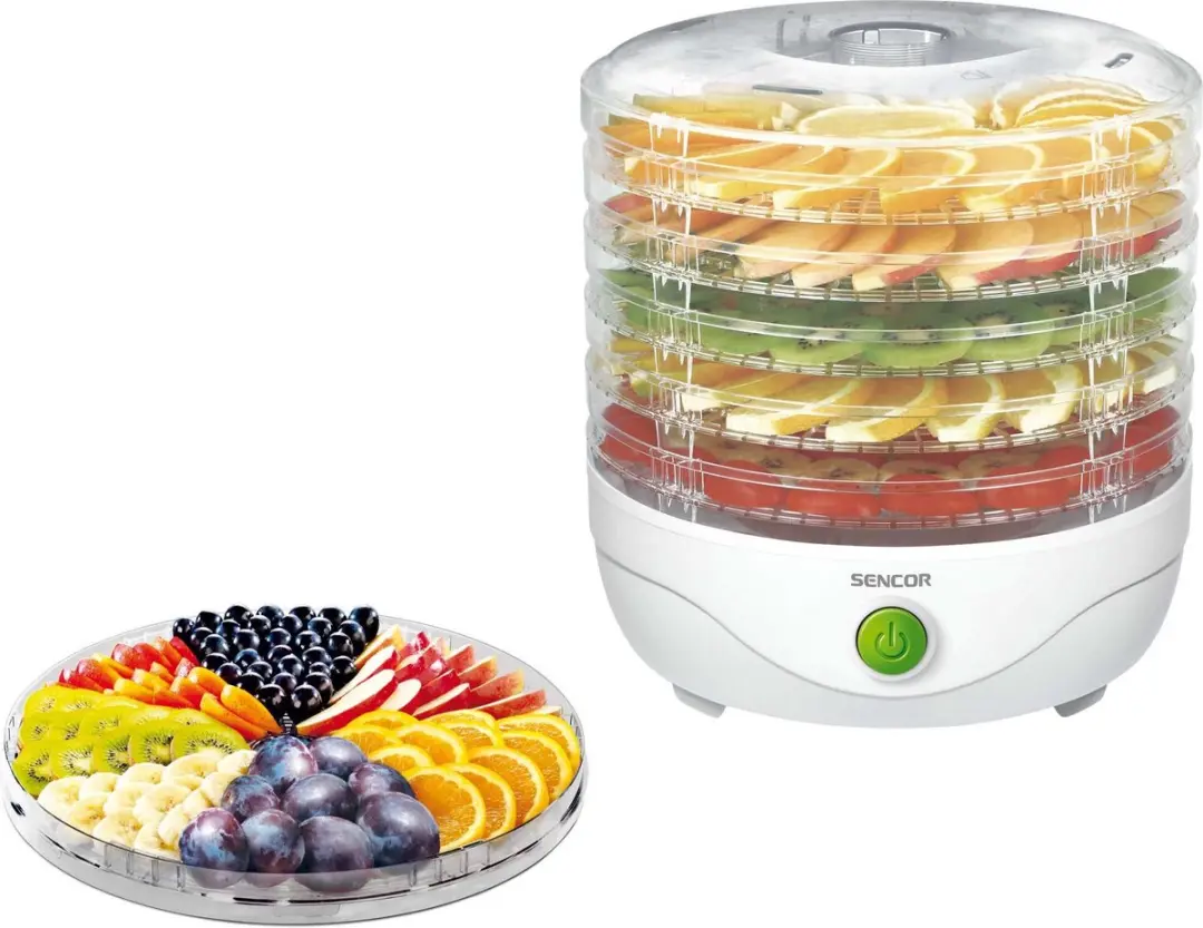 Sencor SFD 750 Voedseldroger - 5 Lades - 250W - Wit - afbeelding 2 van 5