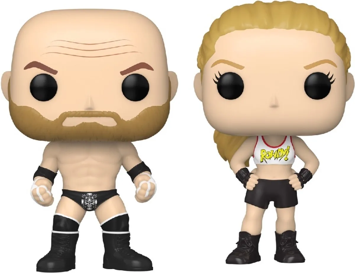 Funko Pop WWE Triple H & Ronda Rousey 70621 - 9,5 cm - Multicolor