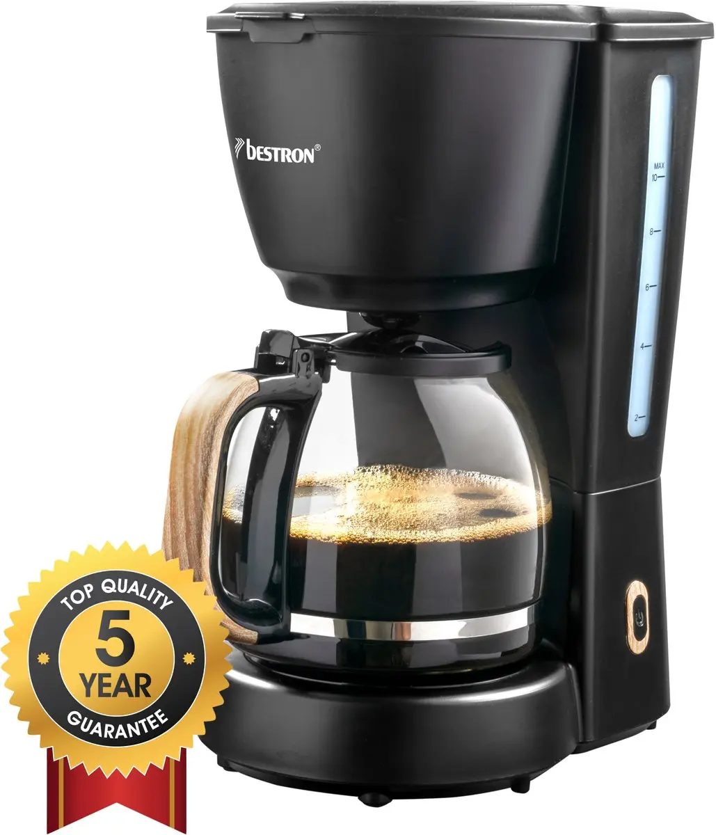 Bestron Koffiezetapparaat filterkoffie 1000W