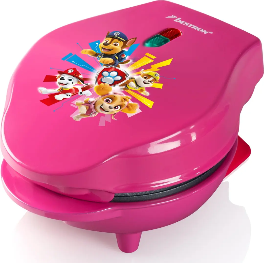Bestron Wafelijzer APP500P - Roze Paw Patrol Hondenpoot - afbeelding 2 van 6