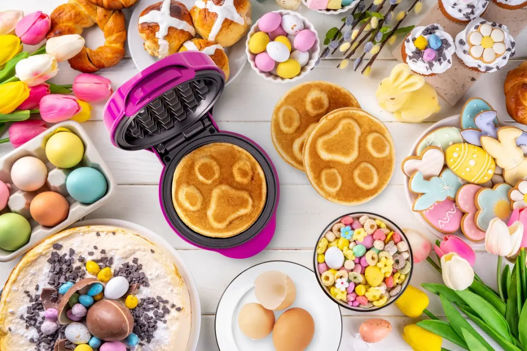 Bestron Wafelijzer APP500P - Roze Paw Patrol Hondenpoot - afbeelding 4 van 6