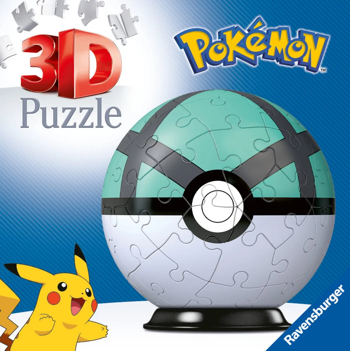 Ravensburger Pokémon Net Ball 3D Puzzel - 54 Stuks - Multicolor