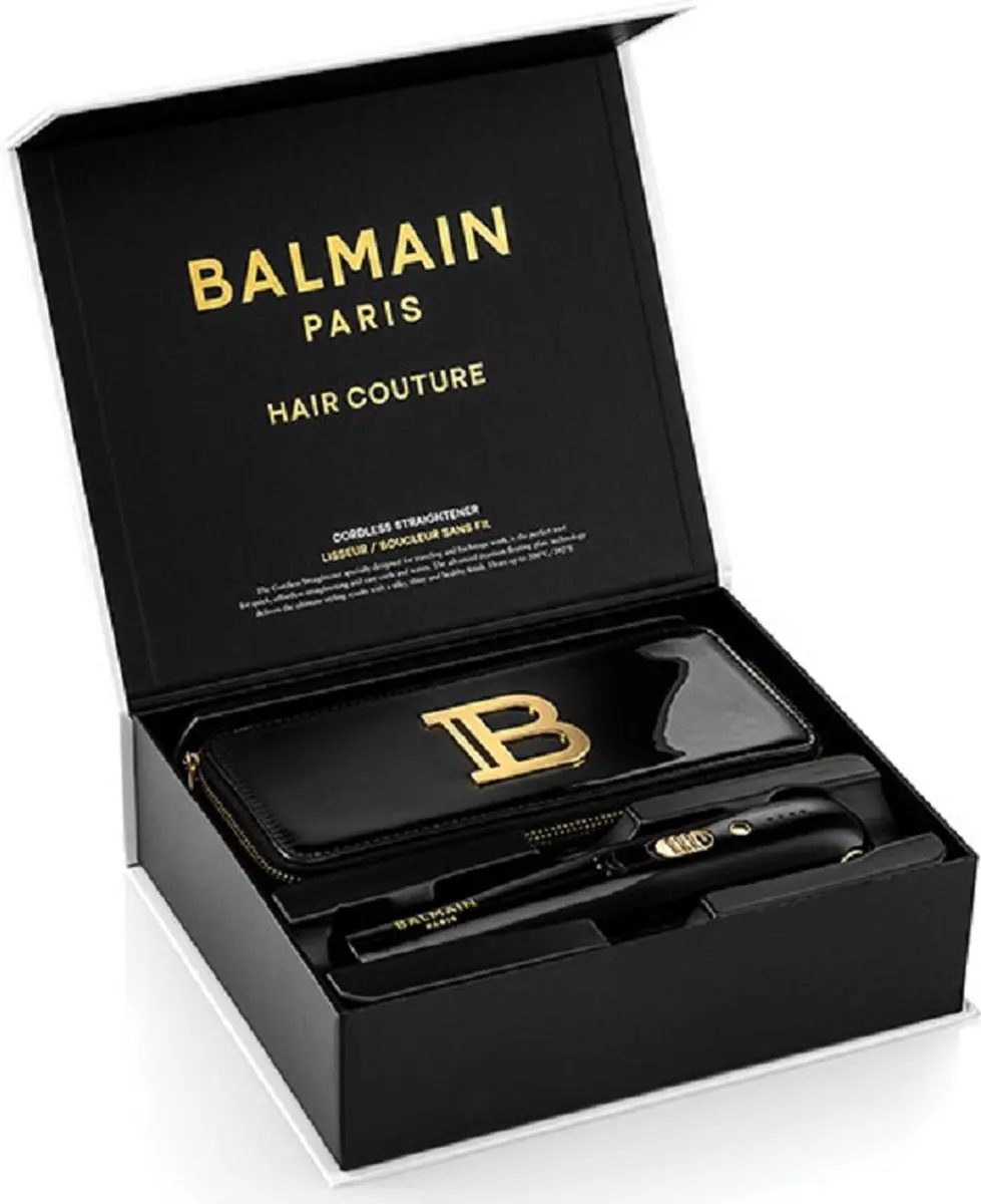Balmain Limited Edition FW21 Draadloze Stijltang - Zwart
