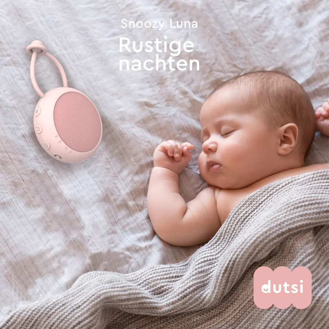 Dutsi Snoozy Luna DSL-03 White Noise Machine - Baby Pink