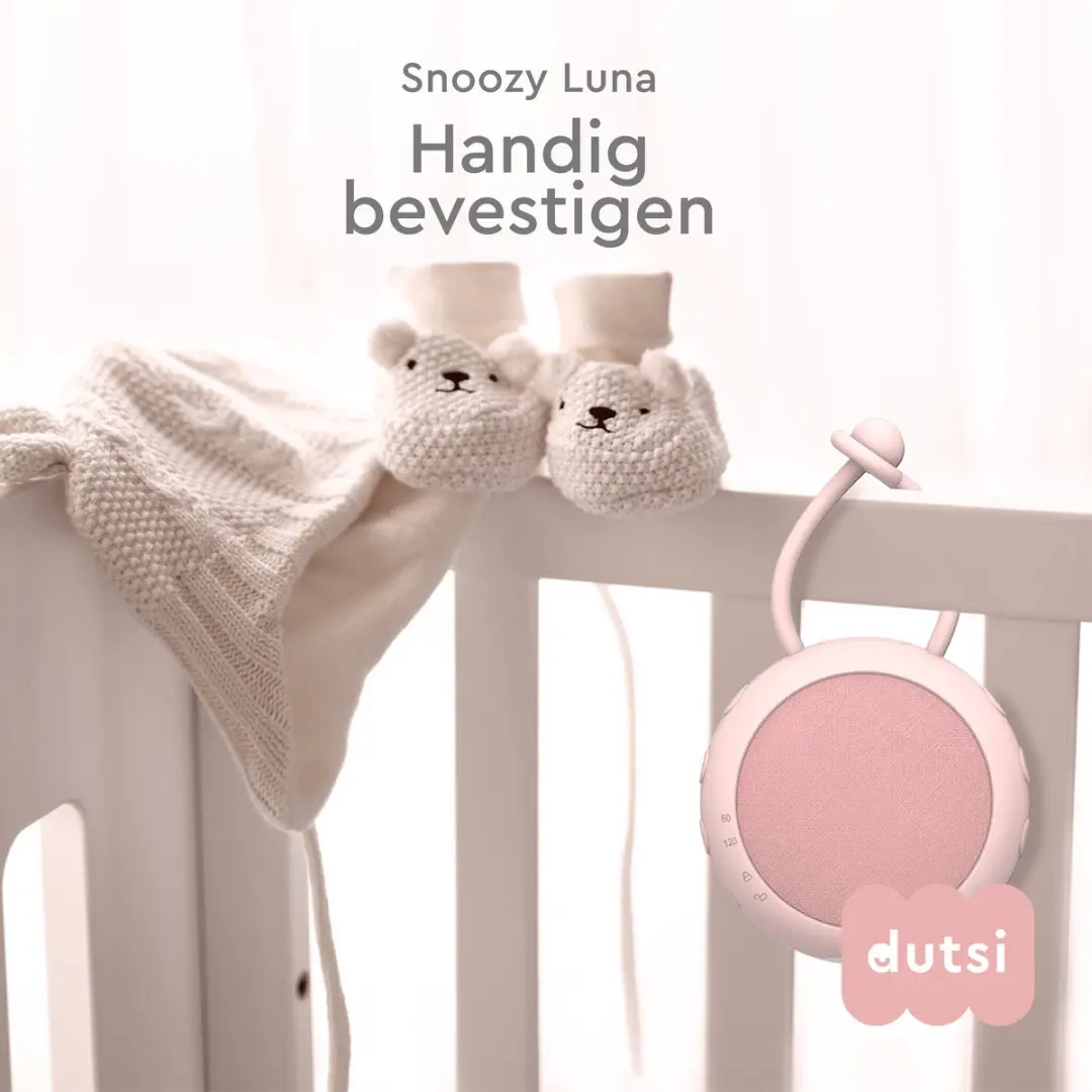 Dutsi Snoozy Luna DSL-03 White Noise Machine - Baby Pink