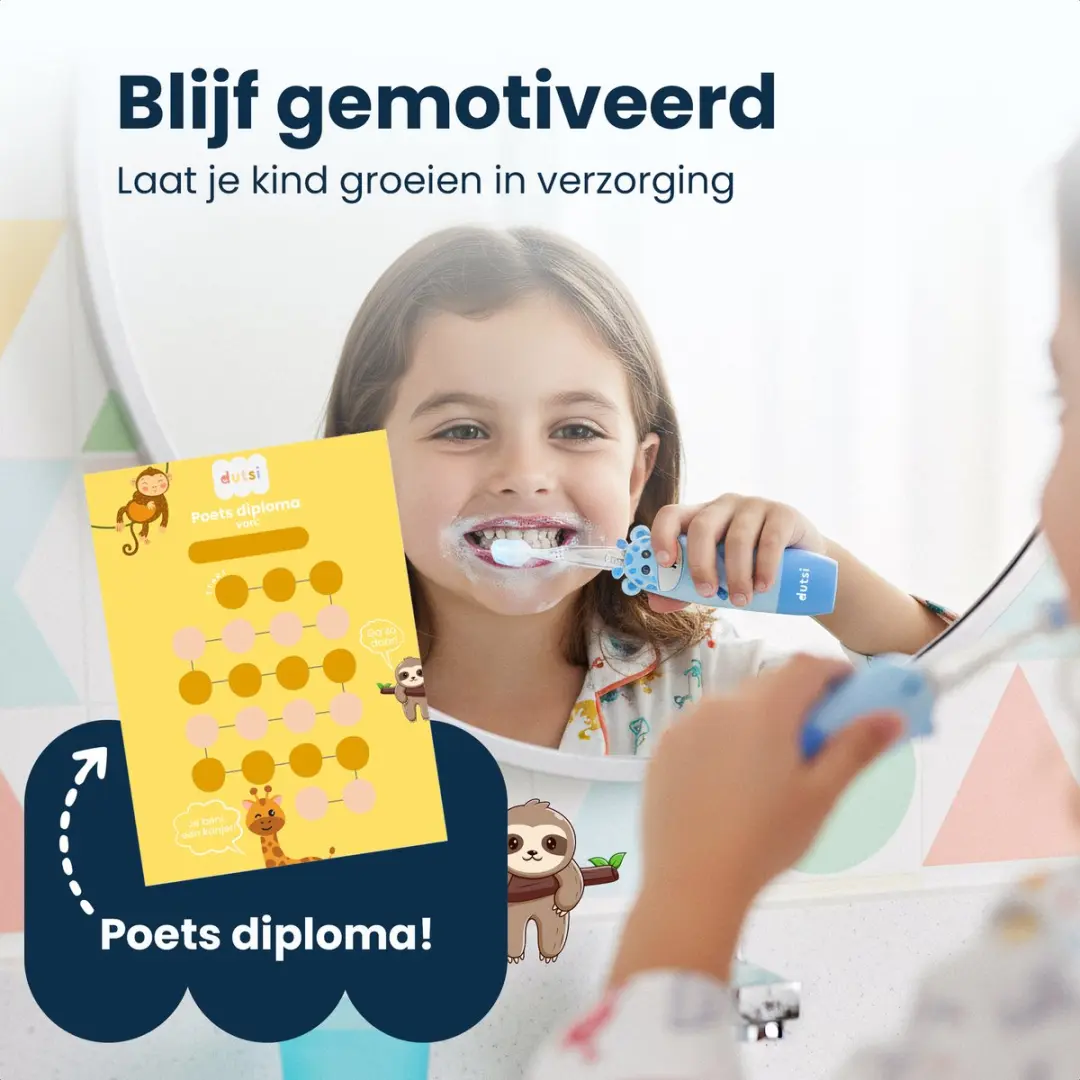 Dutsi Blinky Raf Elektrische Tandenborstel - Blauw
