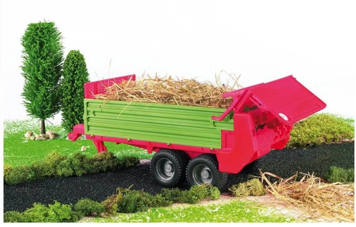 Bruder Stalmeststrooier 2209 - Rood