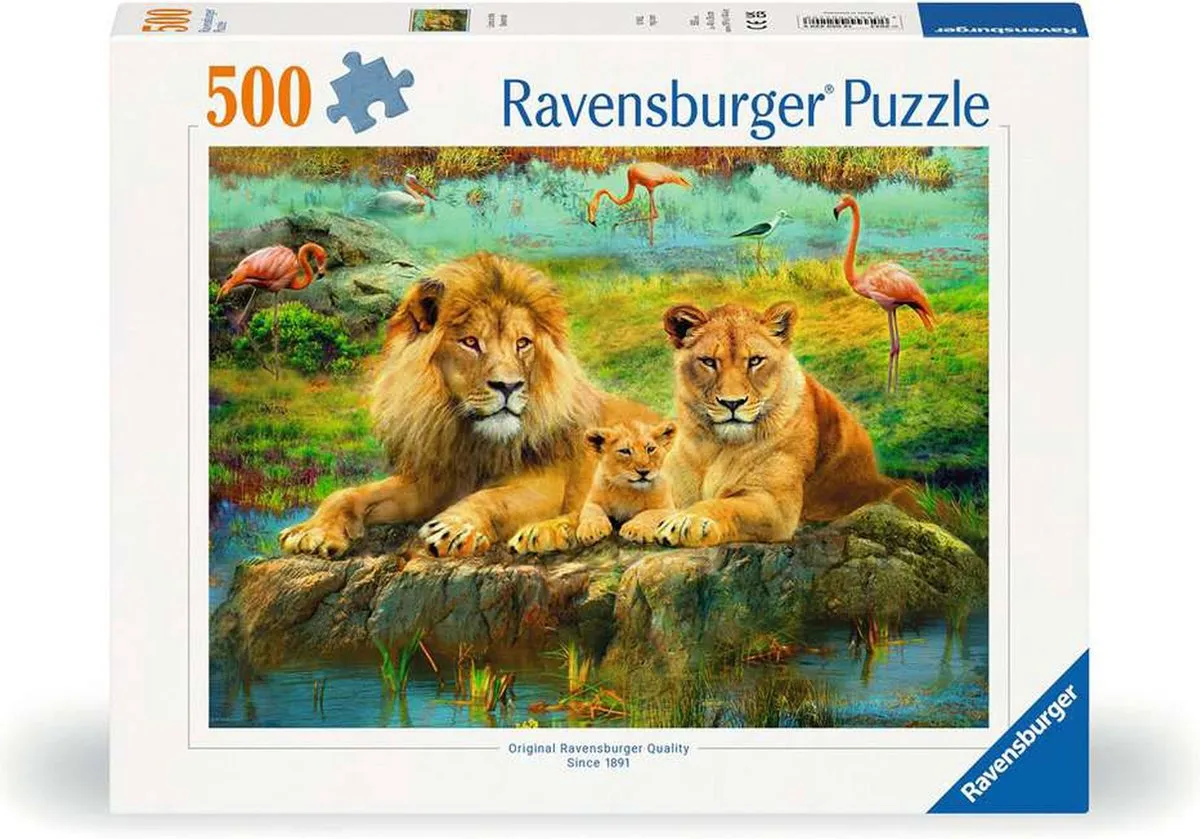 Ravensburger Leeuwen in de Savanne Legpuzzel 500 Stuks