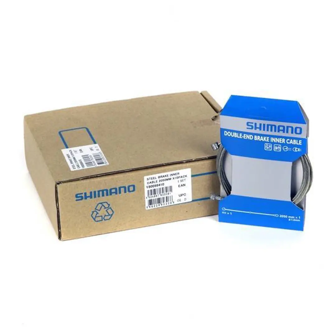 Shimano Binnenremkabel 1,6mm x 2050mm RVS - 10 Stuks