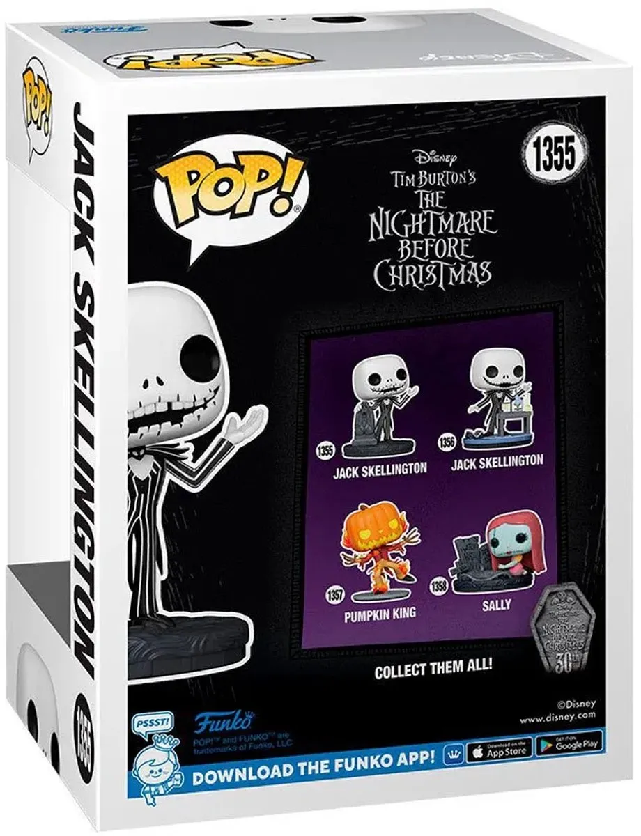 Funko Pop Disney The Nightmare Before Christmas Jack Skellington 30th Anniversary #1355 - Multi