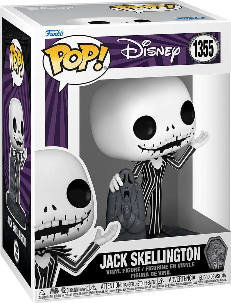 Funko Pop Disney The Nightmare Before Christmas Jack Skellington 30th Anniversary #1355 - Multi