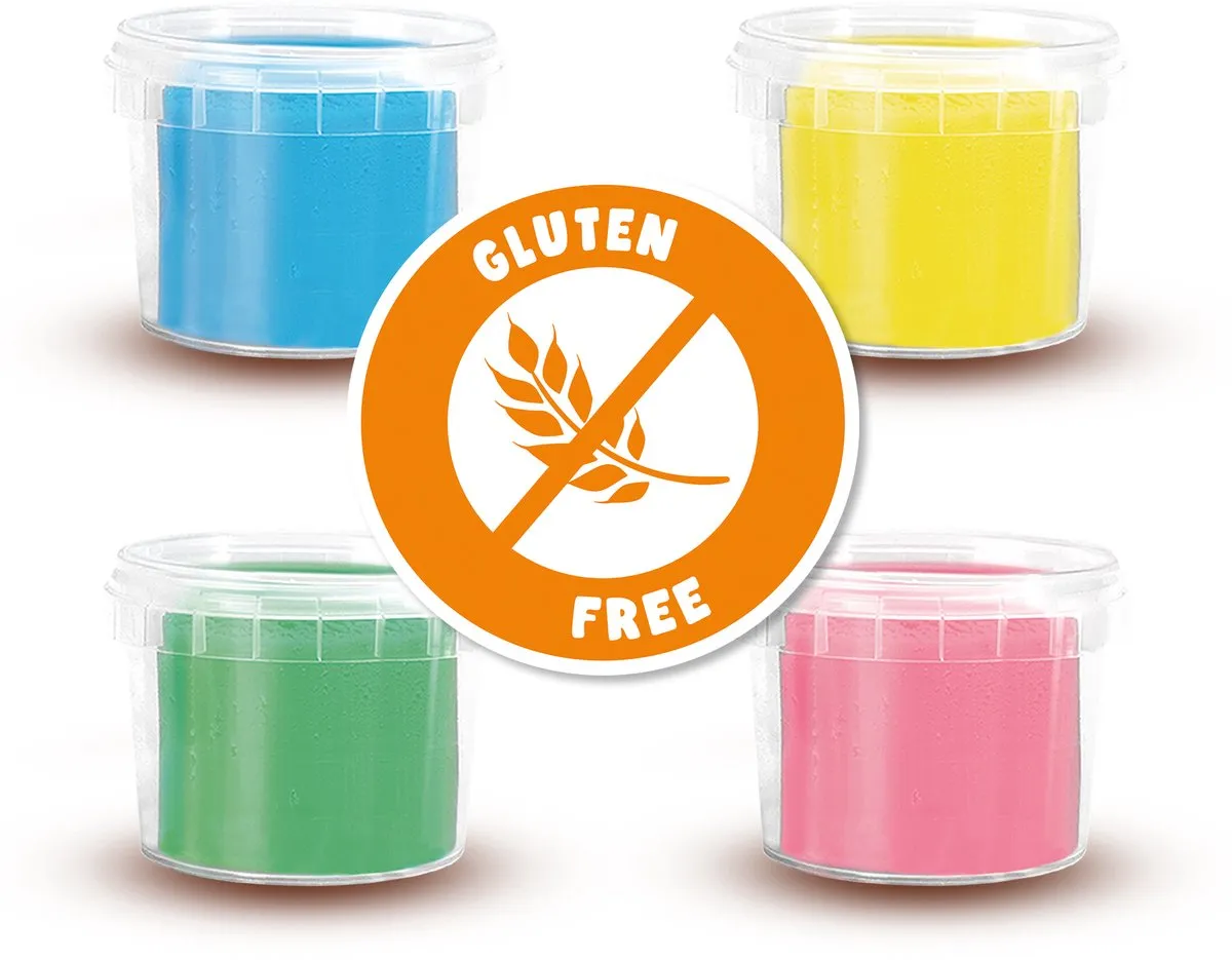 SES Creative Eco Klei Basiskleuren - 4x90g