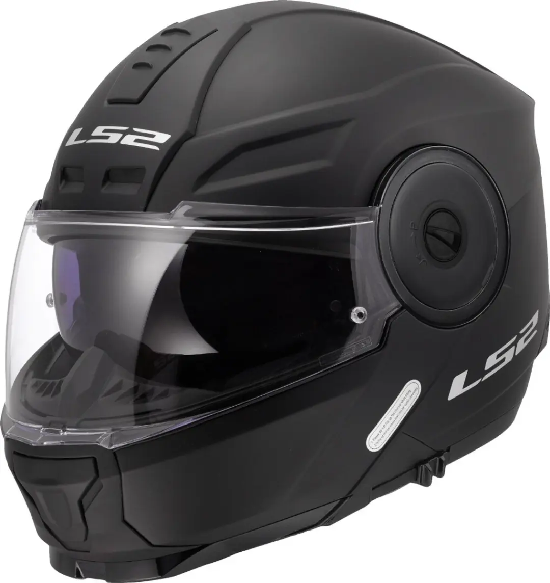 LS2 FF902 Scope II Solid Mat Zwart 06 Systeemhelm