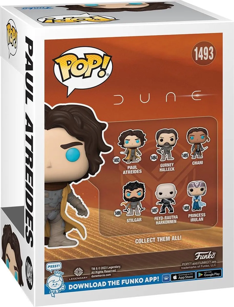 Funko Pop Movies Dune Paul Atreides #1493 - Multi