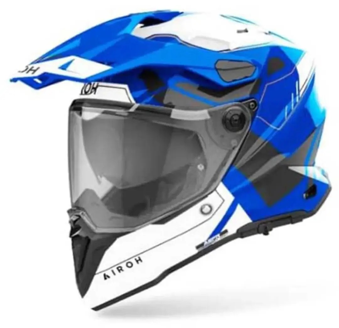 Airoh Commander 2 Reveal Adventure Helm - Maat S - Blauw Gloss