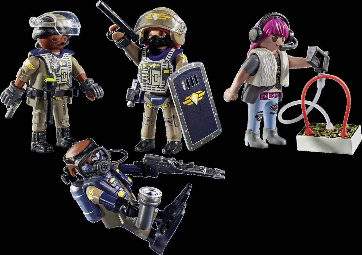 Playmobil City Action SWAT-Figurenset 71146 - Multicolor