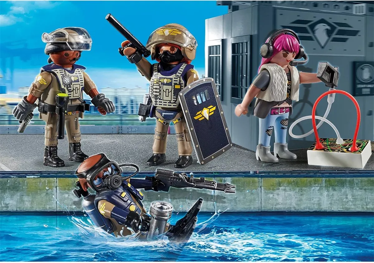 Playmobil City Action SWAT-Figurenset 71146 - Multicolor