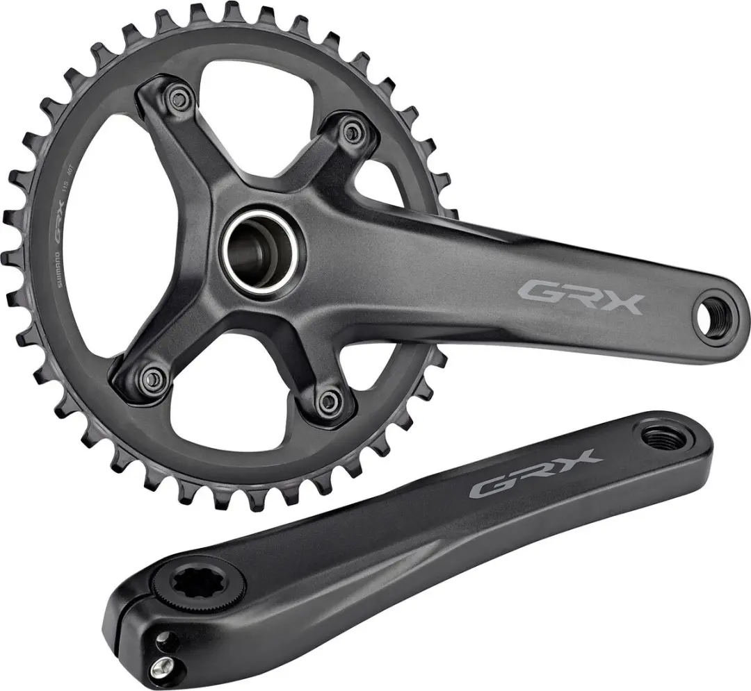 Shimano GRX FC-RX600 Kettingbladset 11-speed 40T - 175mm - Zwart - afbeelding 6 van 6