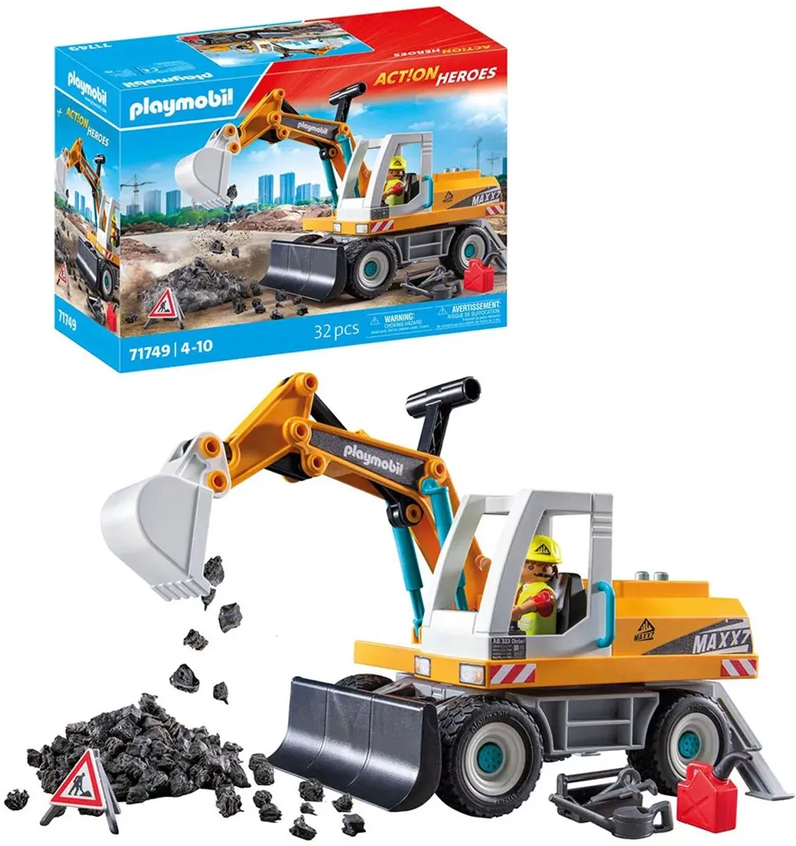 Playmobil Action Heroes Grote Graafmachine 71749