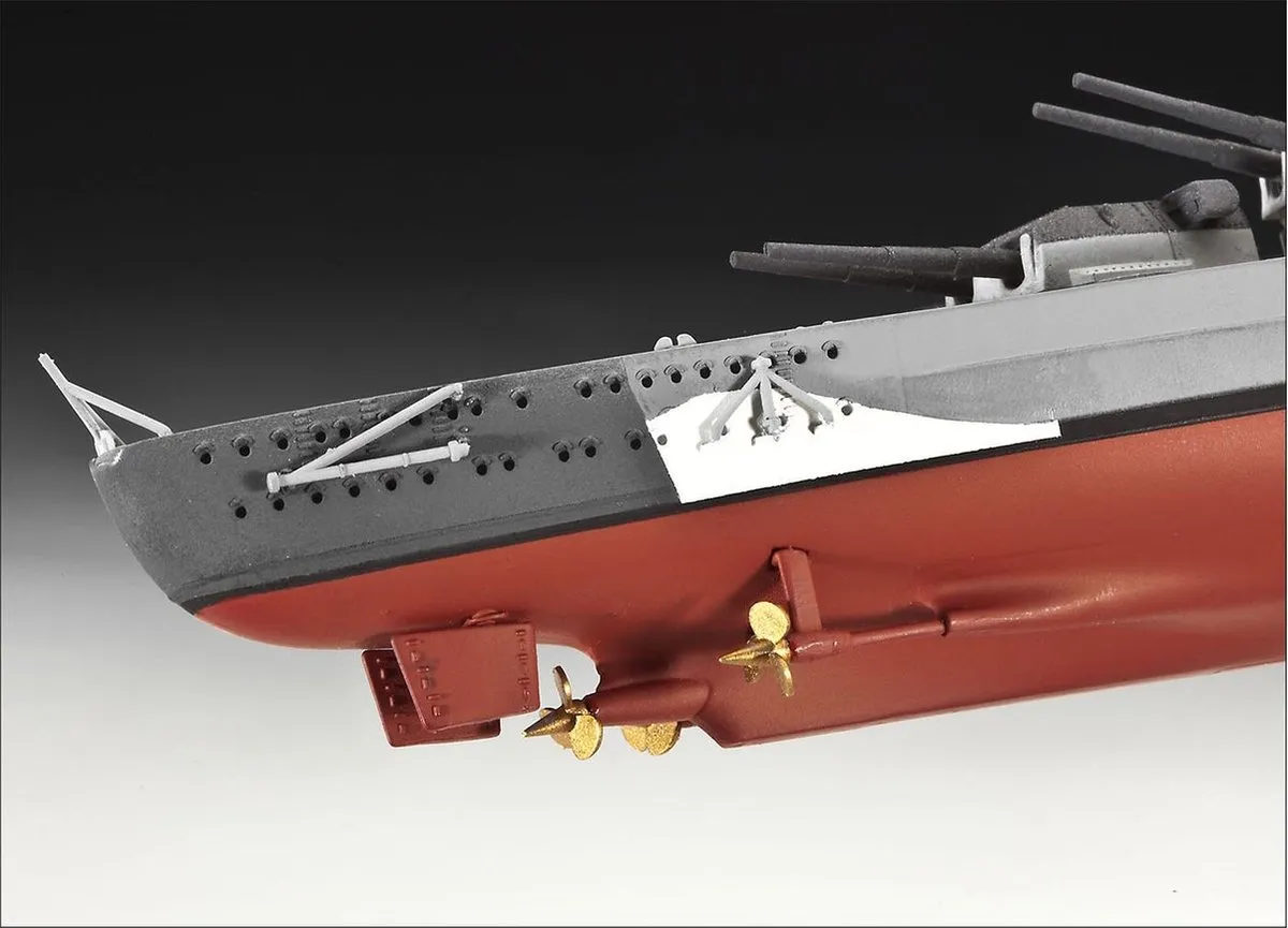 Revell Modelbouwpakket 05098 Battleship Bismarck 1:700 - 295 Onderdelen