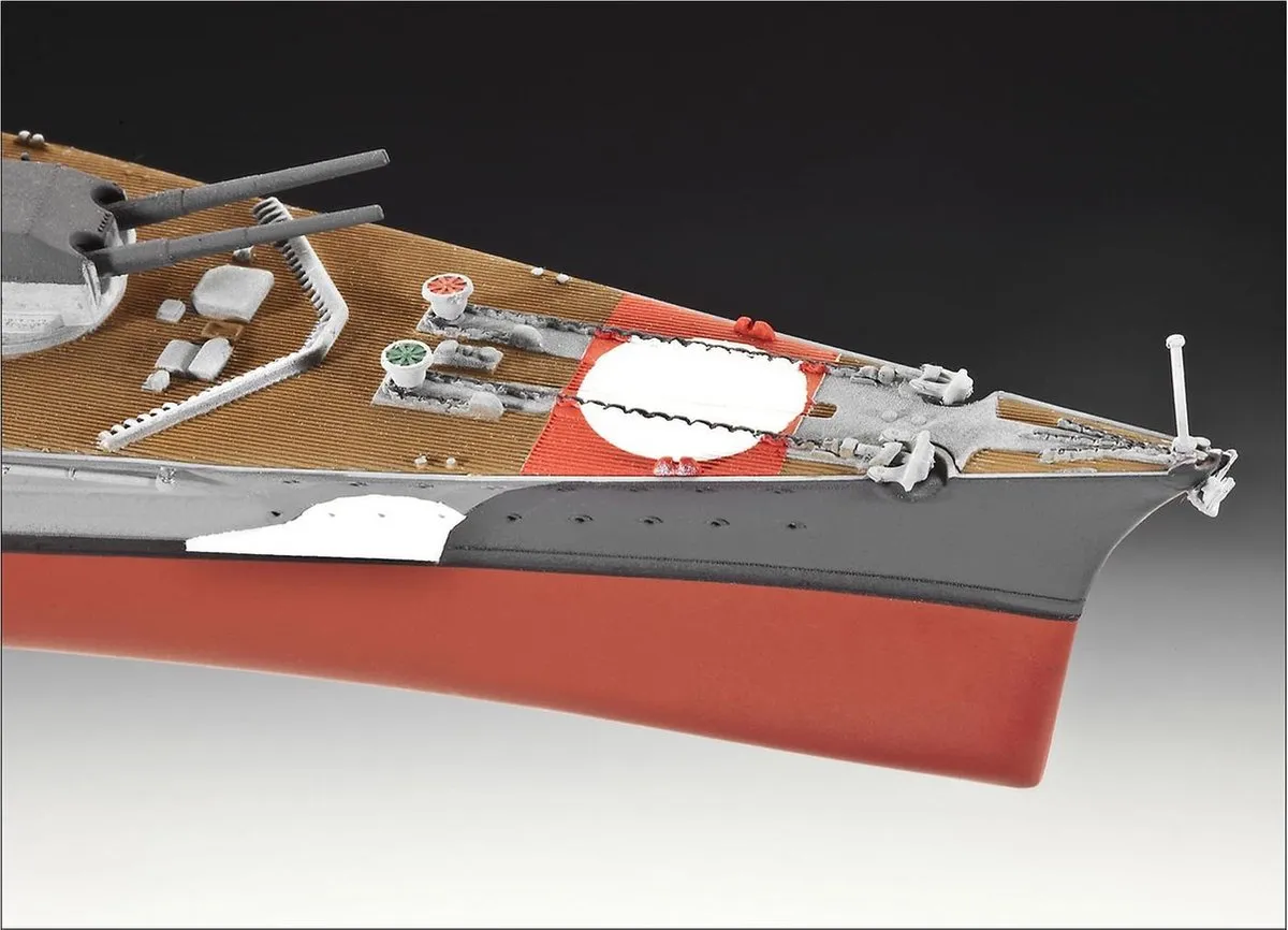 Revell Modelbouwpakket 05098 Battleship Bismarck 1:700 - 295 Onderdelen