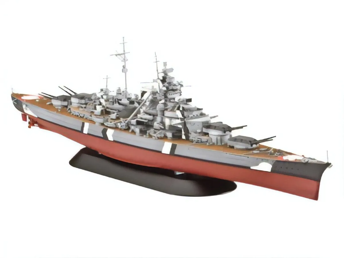 Revell Modelbouwpakket 05098 Battleship Bismarck 1:700 - 295 Onderdelen