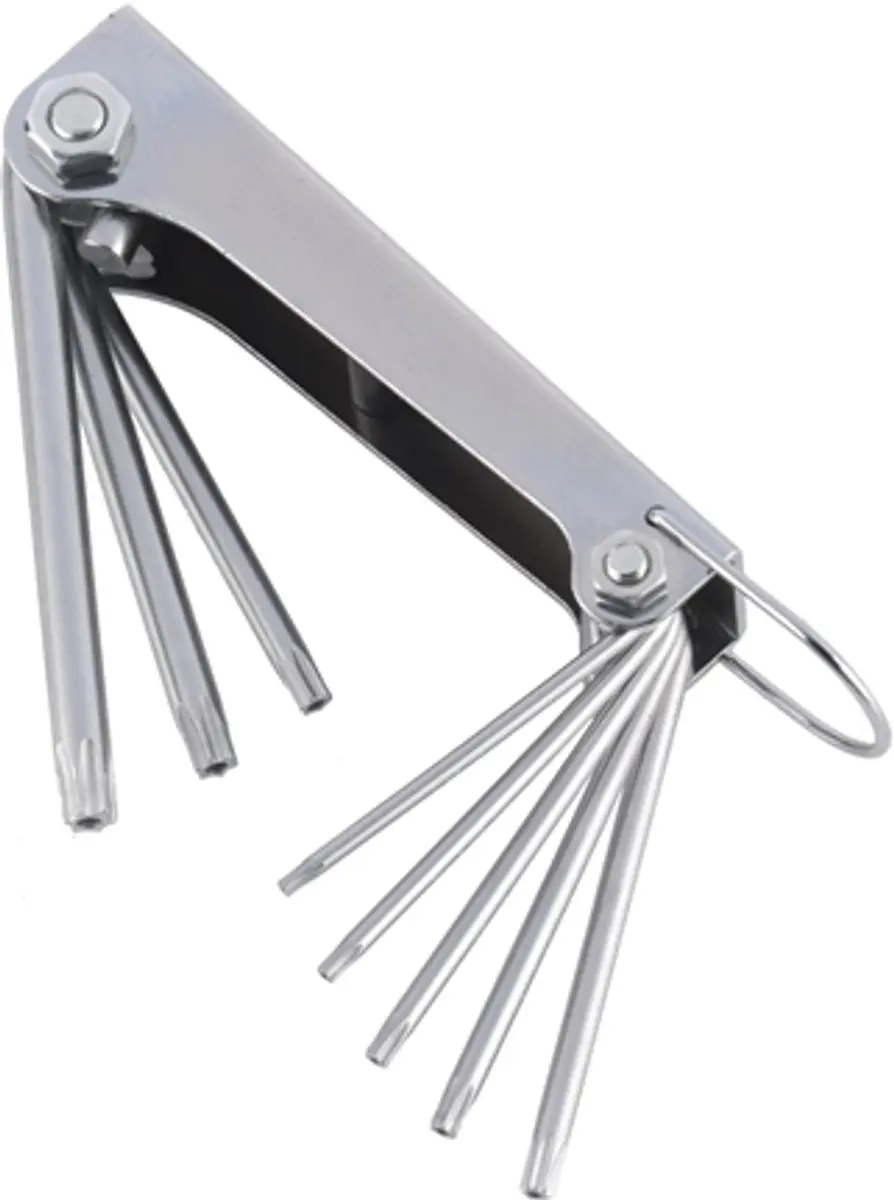 Kinzo Torx sleutelset 8-delig t10-t45