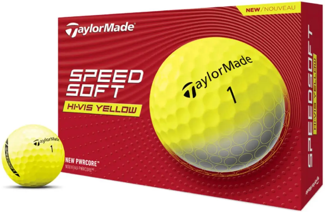 TaylorMade SpeedSoft Hi-Vis Golfballen
