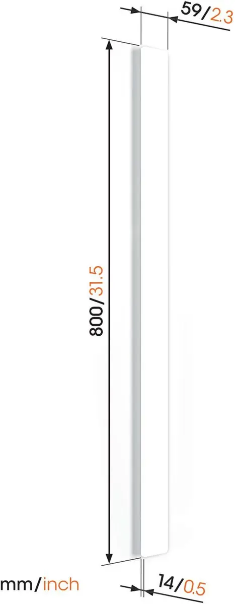 Vogel's TVA 6000 Kabelgoot 80cm - Wit