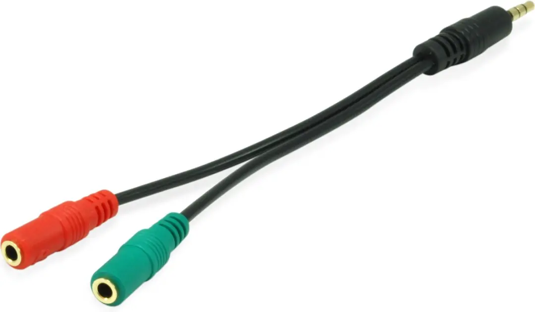 Equip 147943 audio kabel 1,5 meter 2 x 3.5mm 3.5mm Zwart