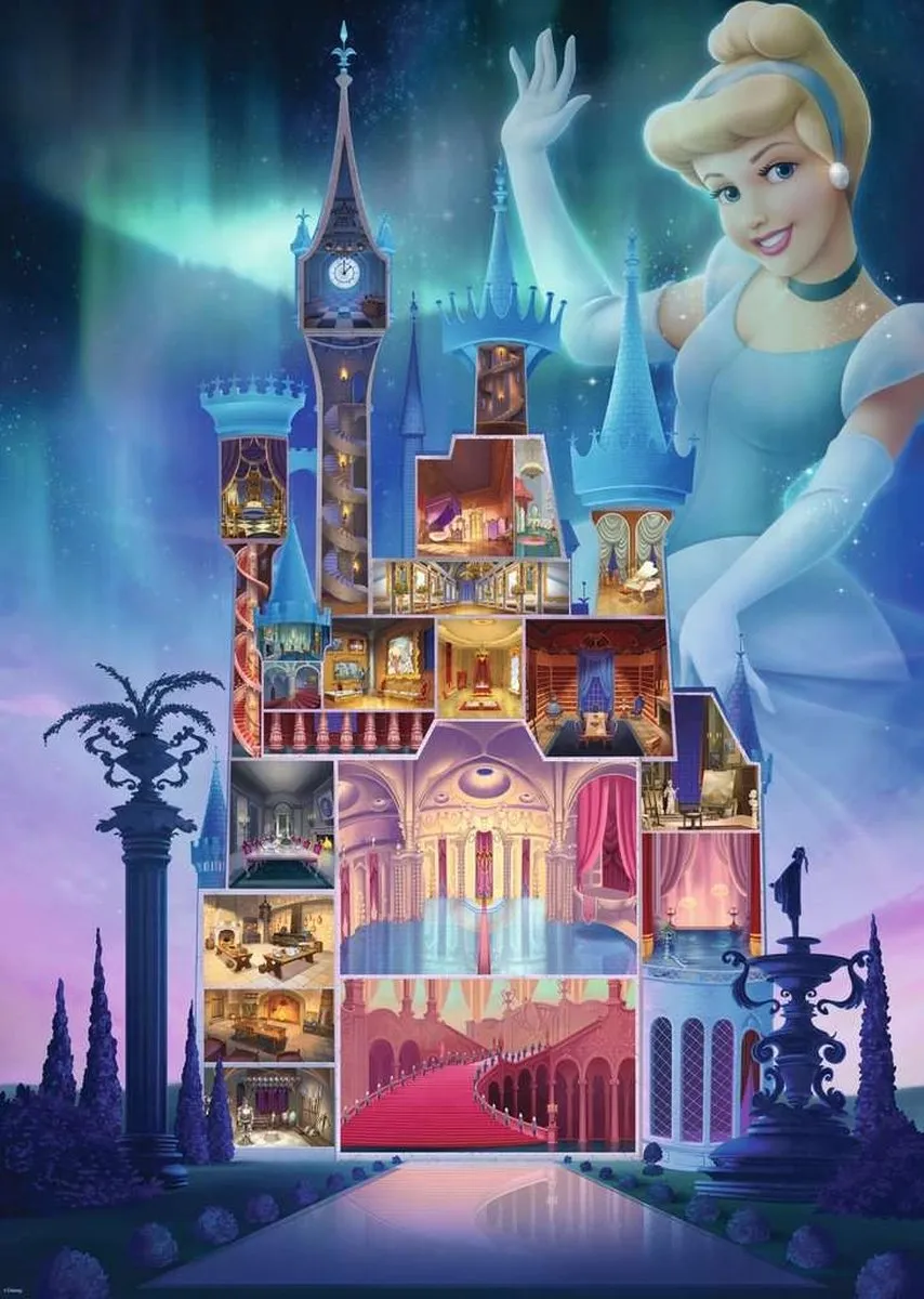 Ravensburger Disney Assepoester Kasteel Puzzel 1000 Stuks