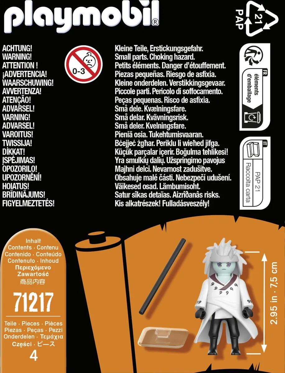 Playmobil Naruto Madara Rikudou Sennin Mode 71217 - afbeelding 6 van 6