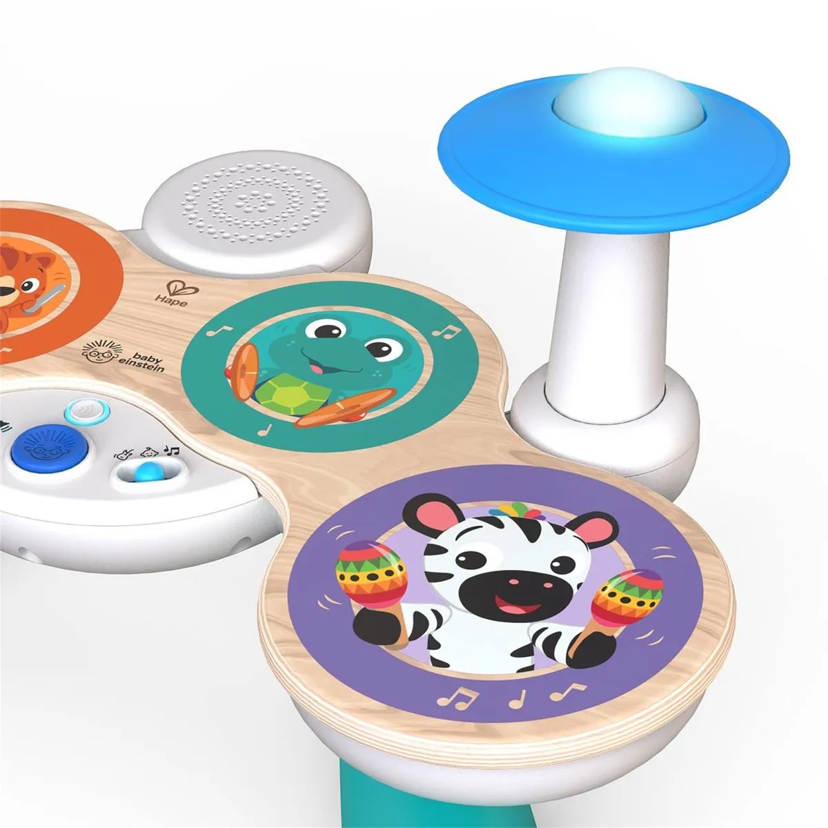 Hape Einstein Together in Tune Drums - 3x AA - Rood/Wit