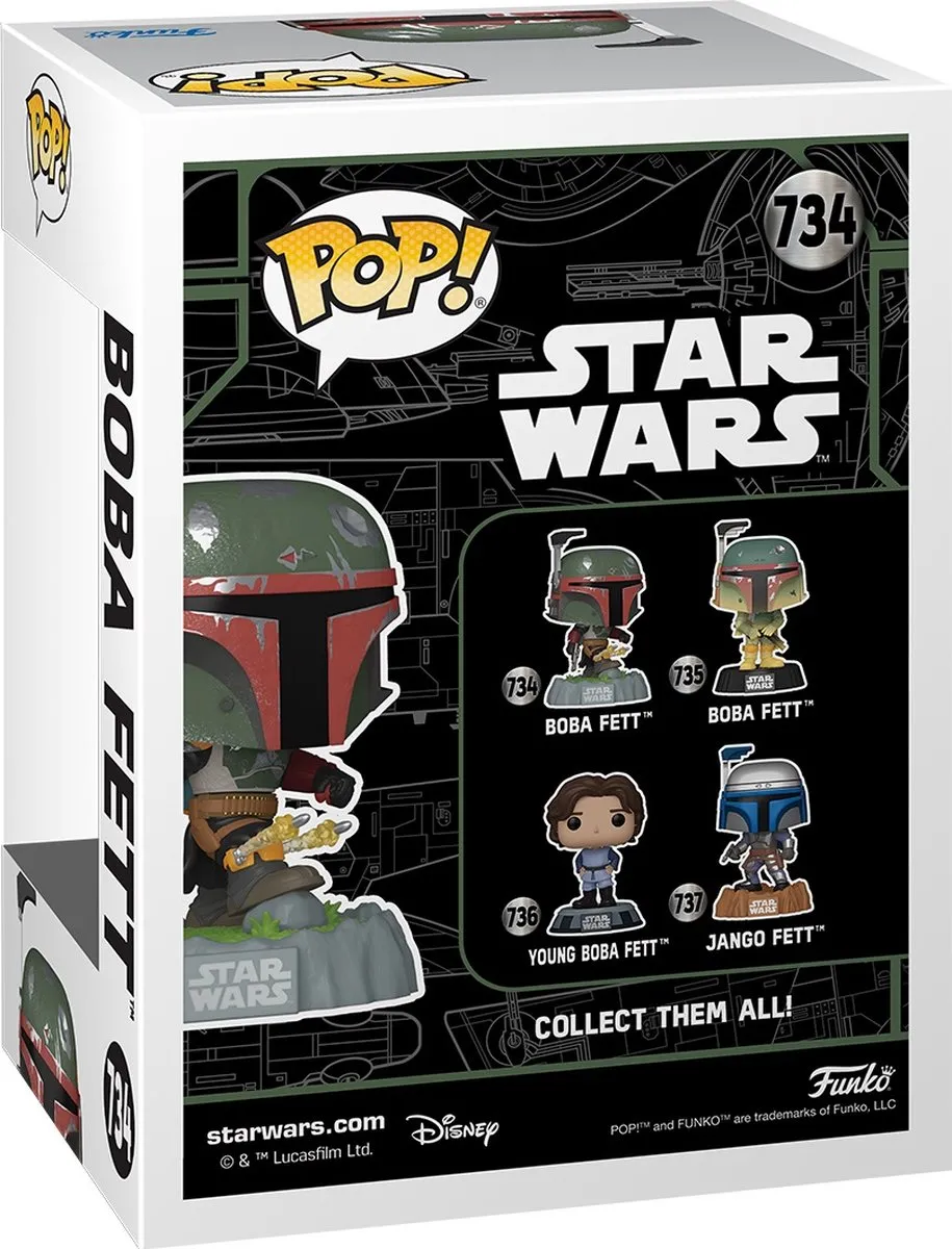 Funko Pop Star Wars Boba Fett #734 - Multi