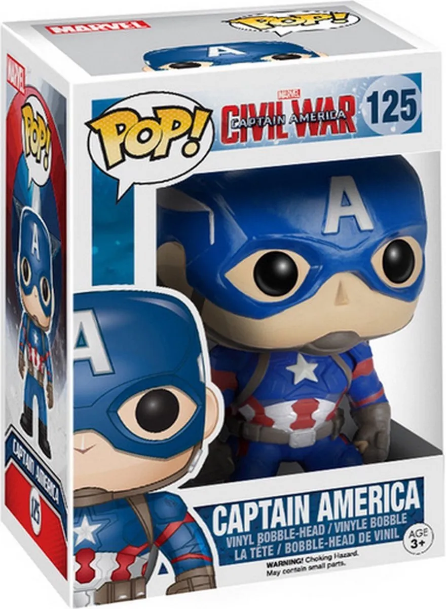 Funko Pop Marvel Captain America Civil War GCTXJO72230 - Figurine 9,5 cm