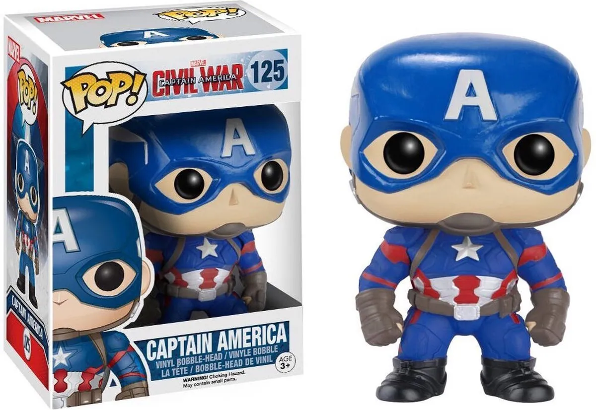 Funko Pop Marvel Captain America Civil War GCTXJO72230 - Figurine 9,5 cm
