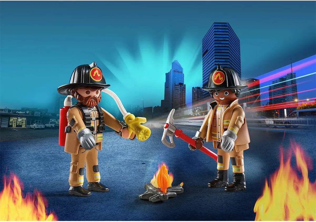 Playmobil DuoPack Brandweerlieden 71207 - Multicolor
