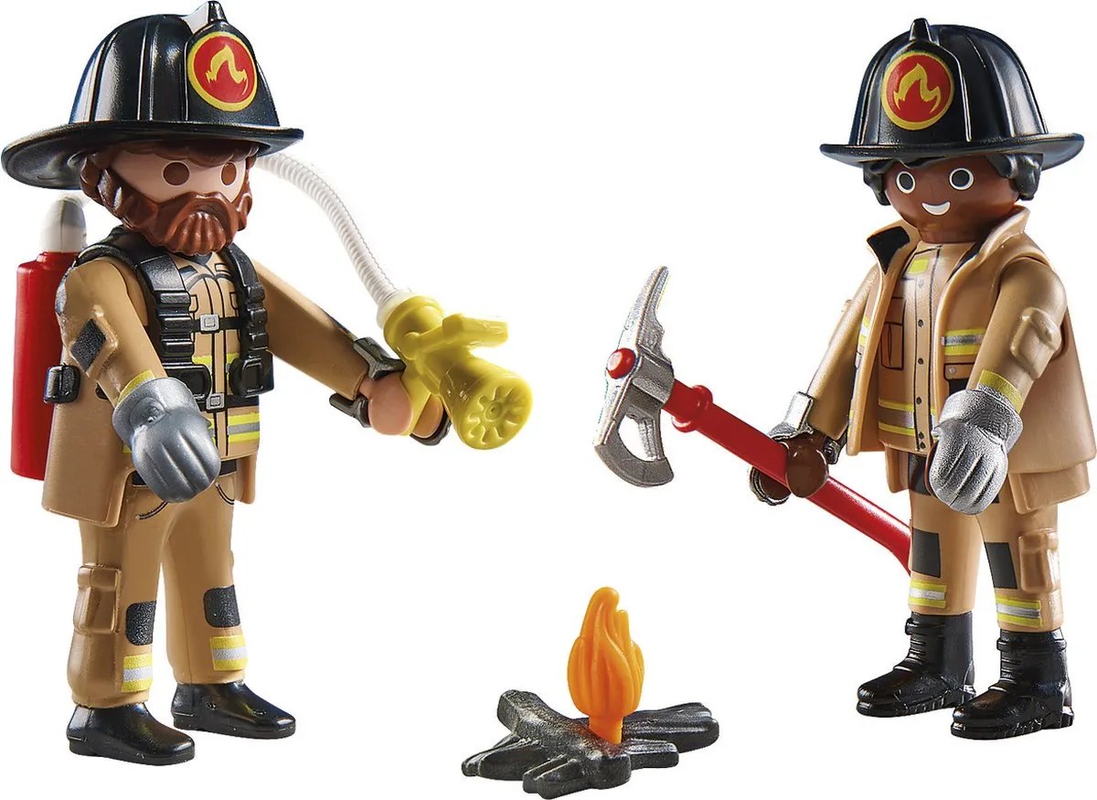 Playmobil DuoPack Brandweerlieden 71207 - Multicolor