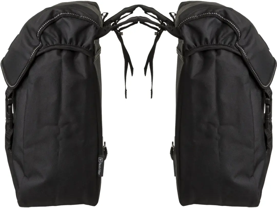 FastRider Unibag Dubbele Fietstas 28L - Zwart - afbeelding 3 van 6