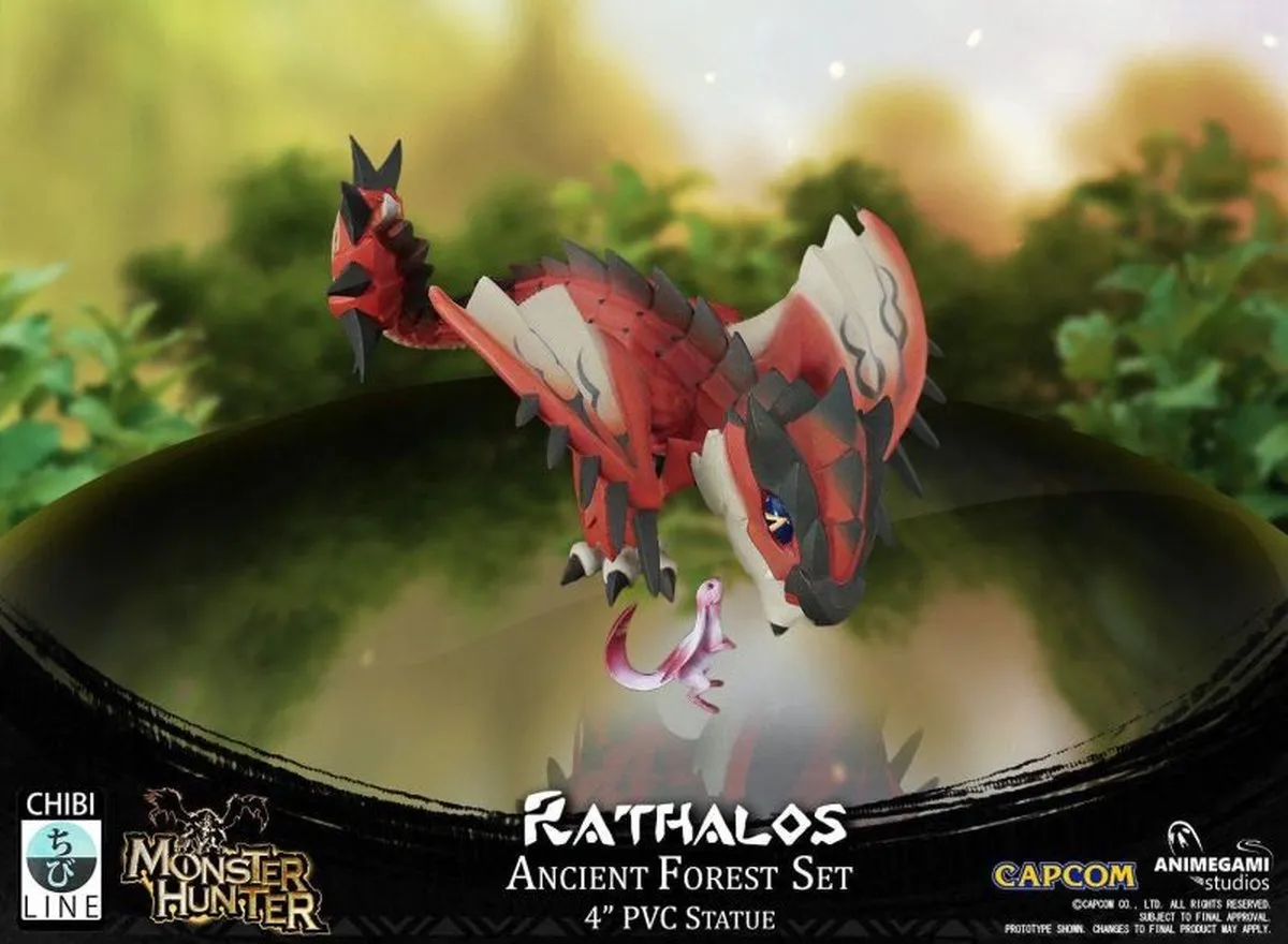 Capcom Monster Hunter Animegami Chibi Figure Rathalos