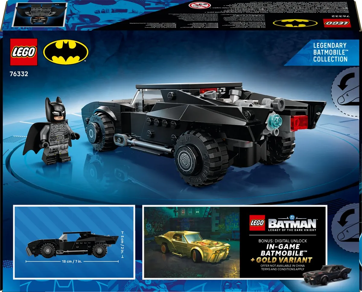 LEGO DC Batman Batmobile 76332 - 330 Stukken - Multicolor